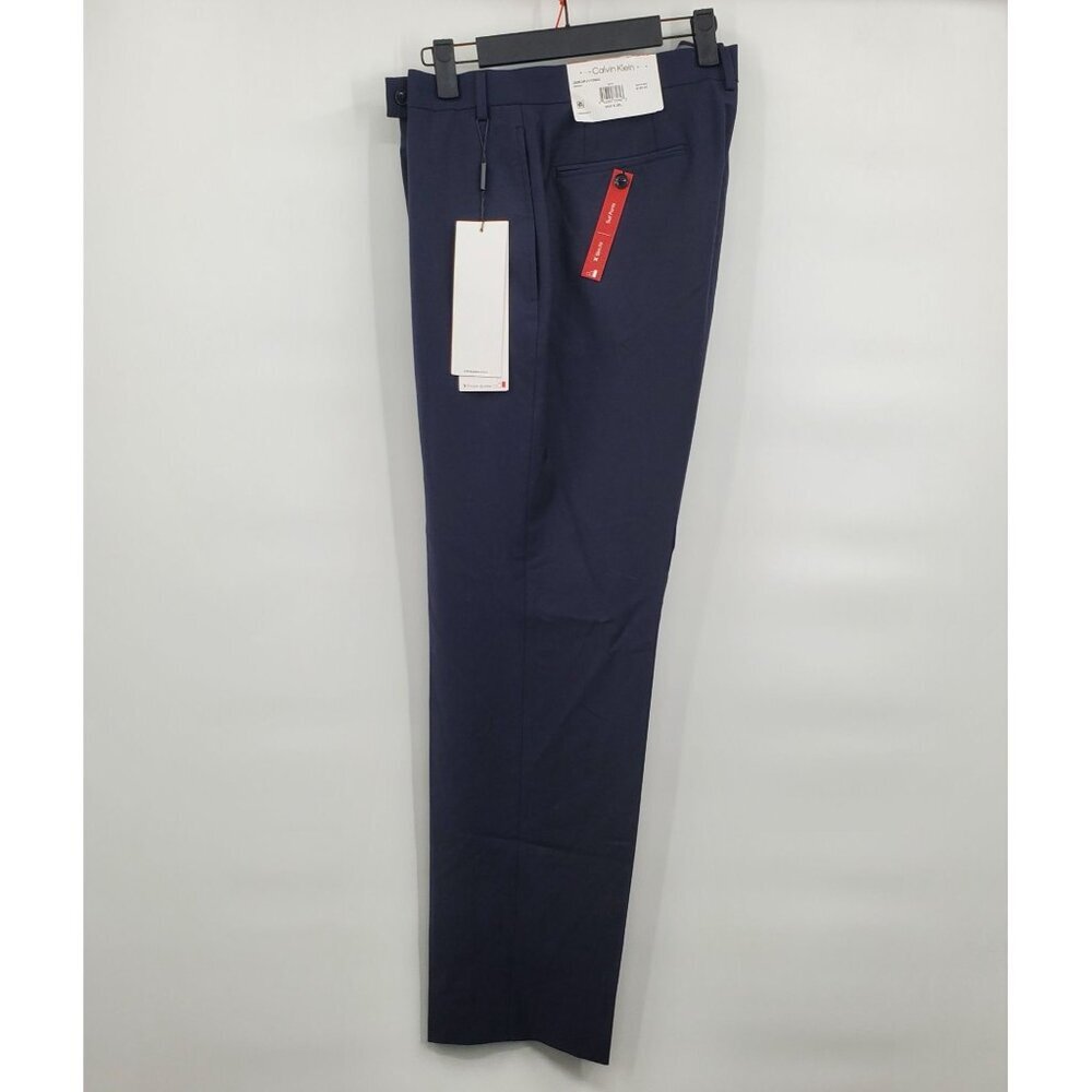 Calvin Klein Wool Slim Fit Dress Pants Men Size 38 x 30 NWT Wrinkle Resistant